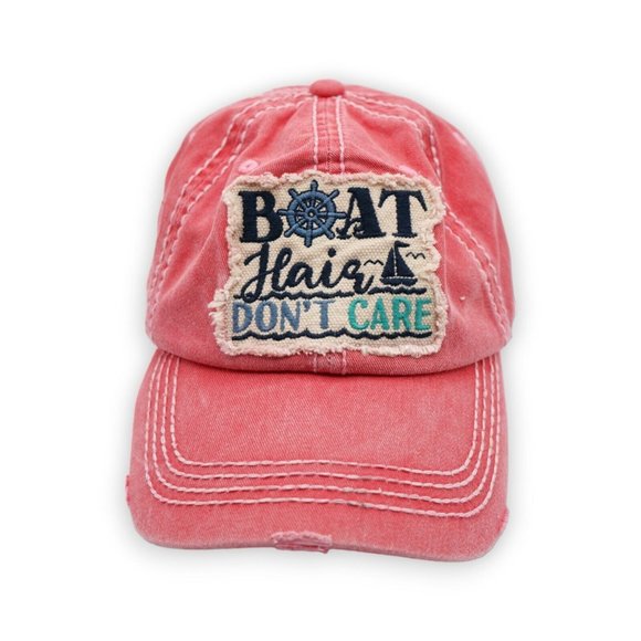 Kbethos Vintage Pink Distressed Baseball Hat Adjustable‎ Back - Picture 1 of 7